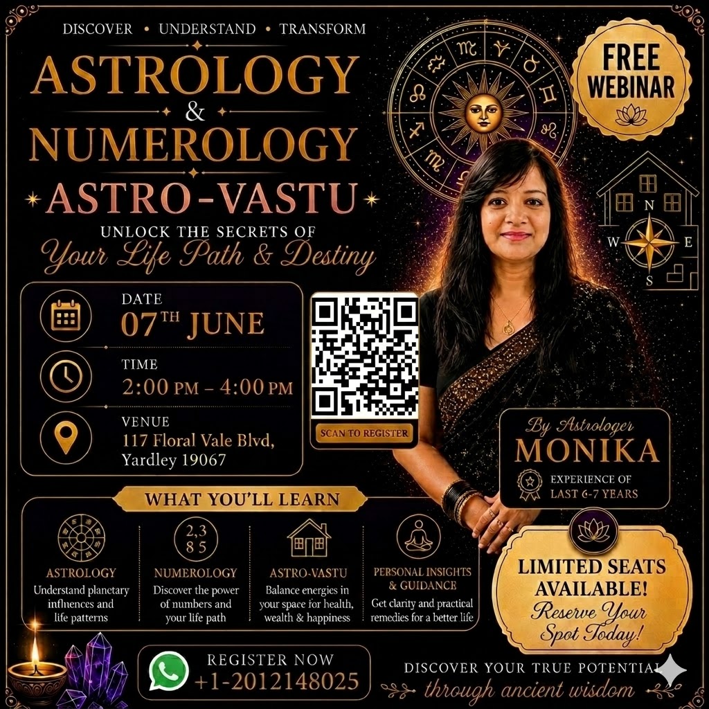 Free Astrology Numerology Vastu Webinar